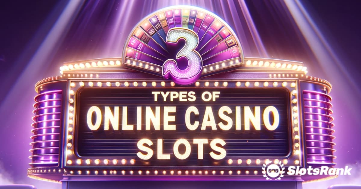 Įvairių tipų internetinių kazino lošimo automatų tyrinėjimas